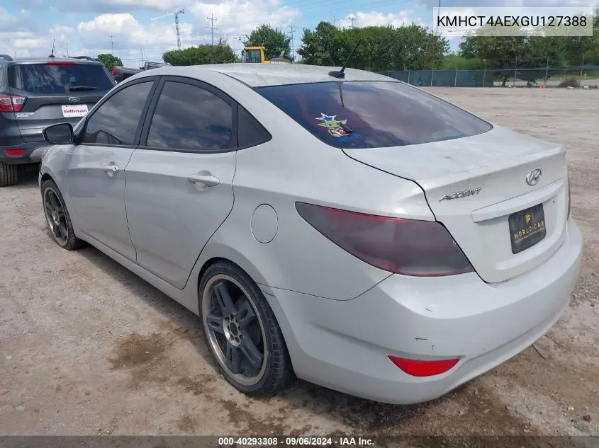 KMHCT4AEXGU127388 2016 Hyundai Accent Se