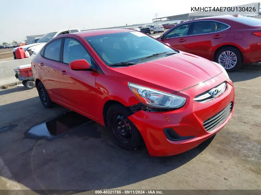 KMHCT4AE7GU130426 2016 Hyundai Accent Se