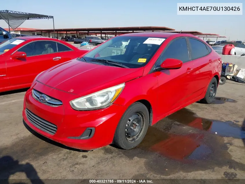 KMHCT4AE7GU130426 2016 Hyundai Accent Se