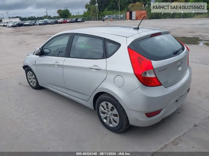 KMHCT5AE4GU255602 2016 Hyundai Accent Se