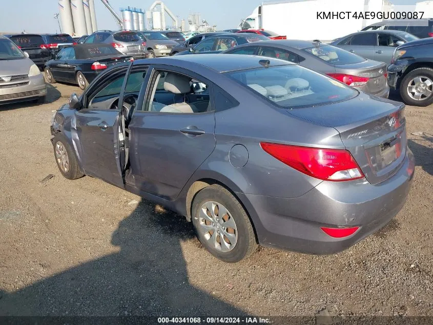 2016 Hyundai Accent Se VIN: KMHCT4AE9GU009087 Lot: 40341068