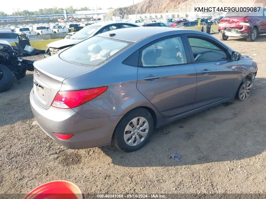 2016 Hyundai Accent Se VIN: KMHCT4AE9GU009087 Lot: 40341068