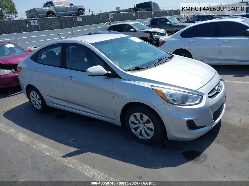 KMHCT4AE6GU124018 2016 Hyundai Accent Se