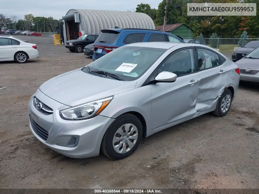 KMHCT4AE0GU959953 2016 Hyundai Accent Se