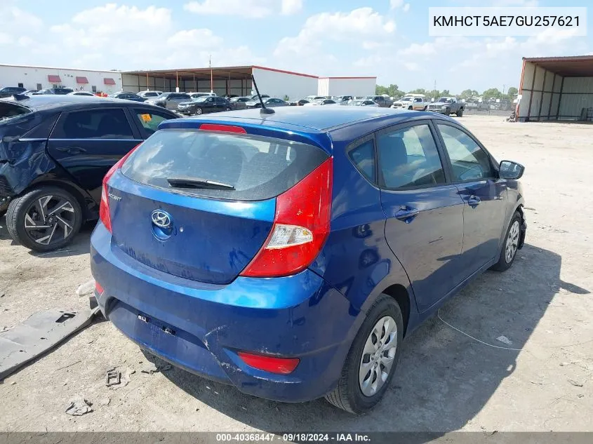 KMHCT5AE7GU257621 2016 Hyundai Accent Se