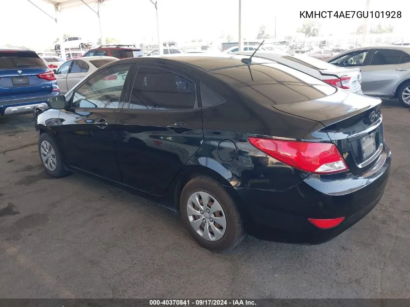 KMHCT4AE7GU101928 2016 Hyundai Accent Se