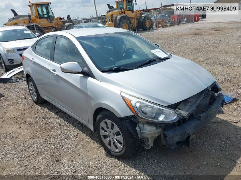 KMHCT4AE7GU998409 2016 Hyundai Accent Se