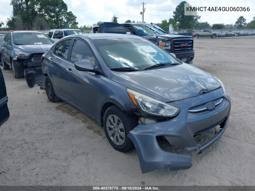 KMHCT4AE4GU060366 2016 Hyundai Accent Se