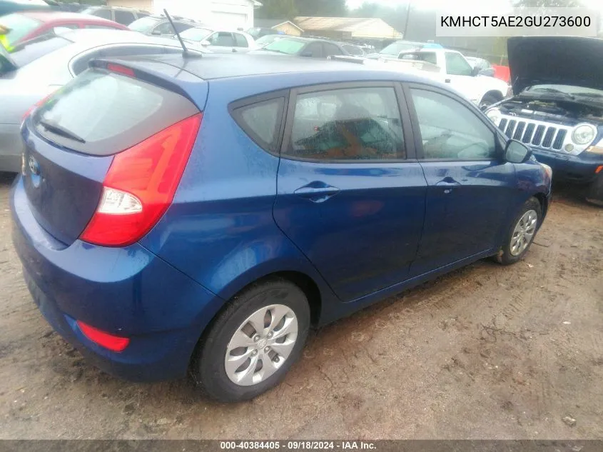 KMHCT5AE2GU273600 2016 Hyundai Accent Se