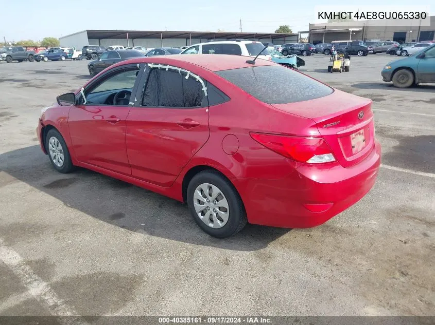 KMHCT4AE8GU065330 2016 Hyundai Accent Se