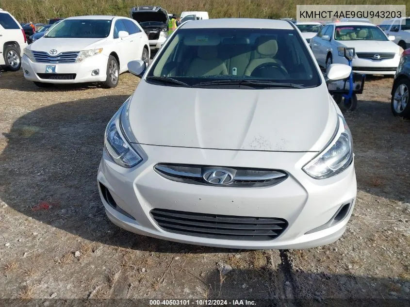 KMHCT4AE9GU943203 2016 Hyundai Accent Se