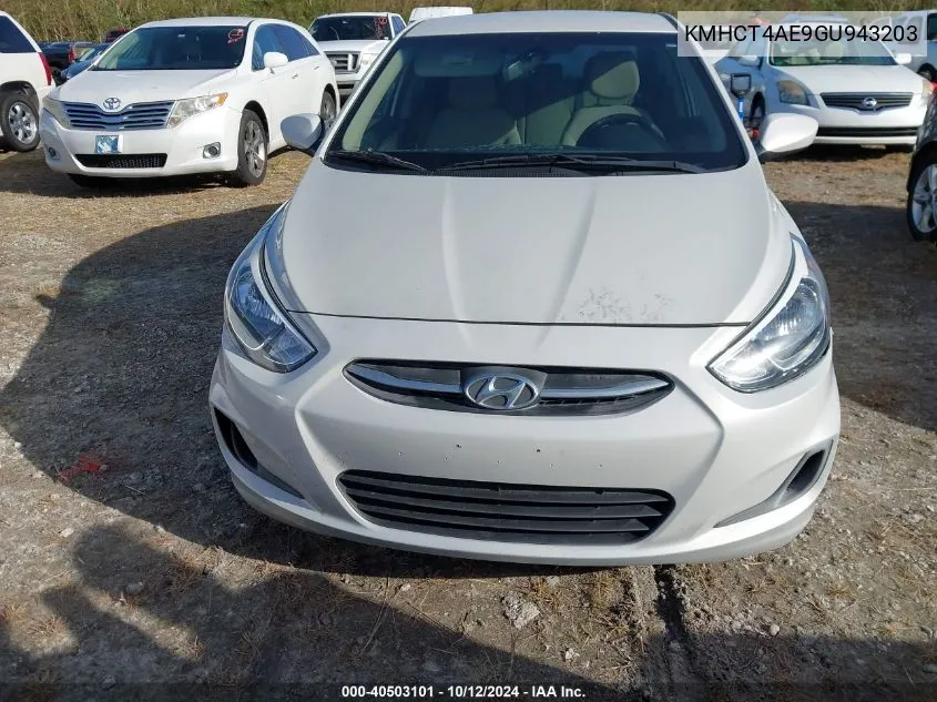 KMHCT4AE9GU943203 2016 Hyundai Accent Se