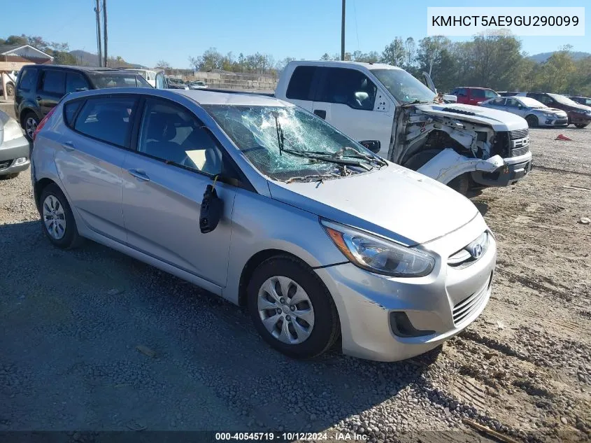 2016 Hyundai Accent Se VIN: KMHCT5AE9GU290099 Lot: 40545719