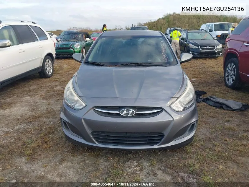 KMHCT5AE7GU254136 2016 Hyundai Accent Se