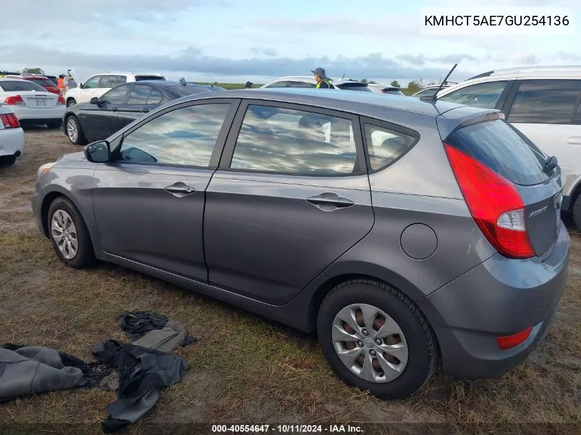 KMHCT5AE7GU254136 2016 Hyundai Accent Se