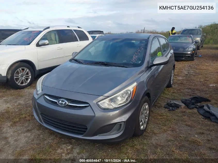 KMHCT5AE7GU254136 2016 Hyundai Accent Se