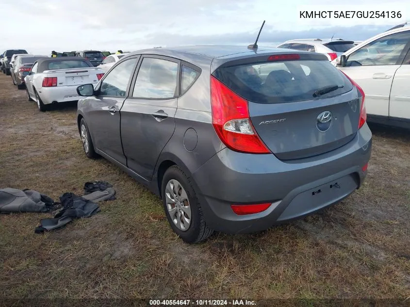 KMHCT5AE7GU254136 2016 Hyundai Accent Se