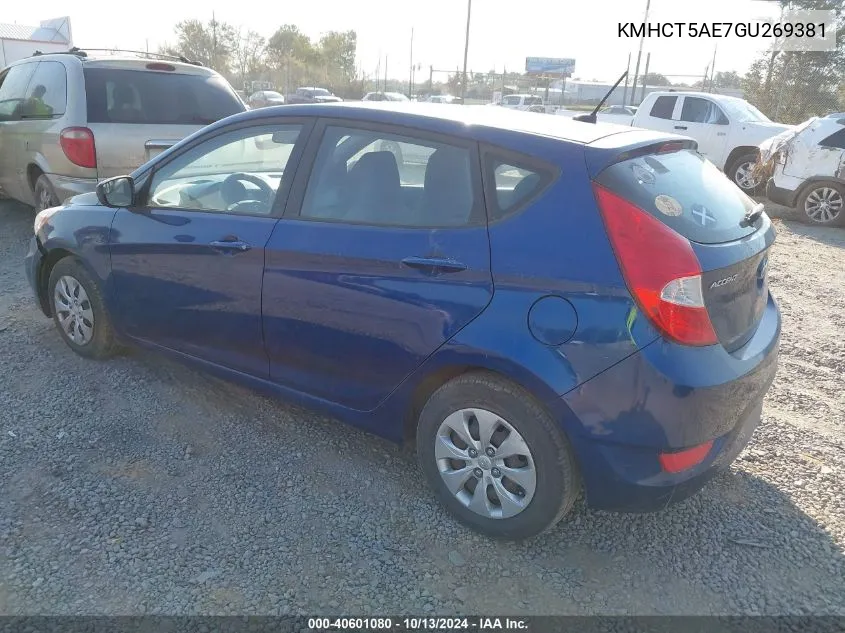 KMHCT5AE7GU269381 2016 Hyundai Accent Se