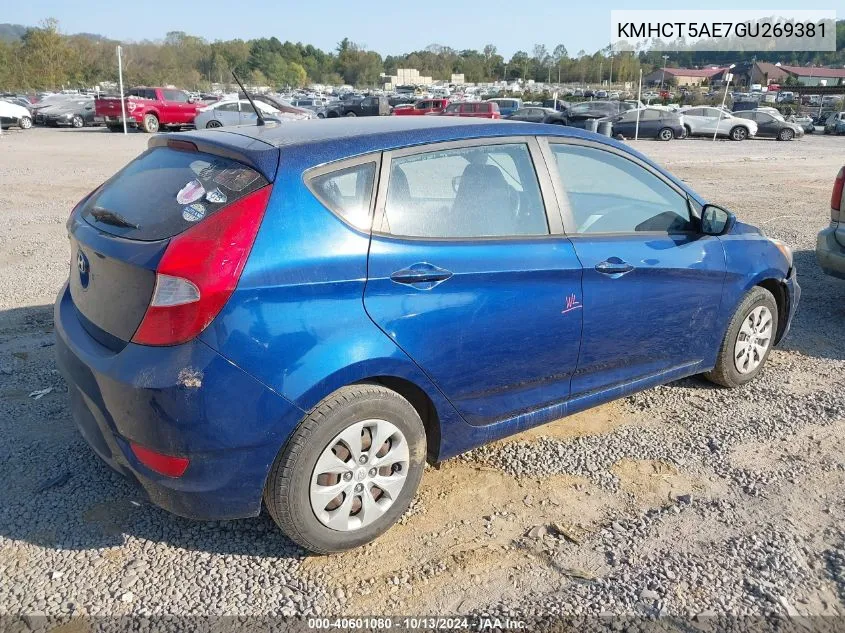 KMHCT5AE7GU269381 2016 Hyundai Accent Se