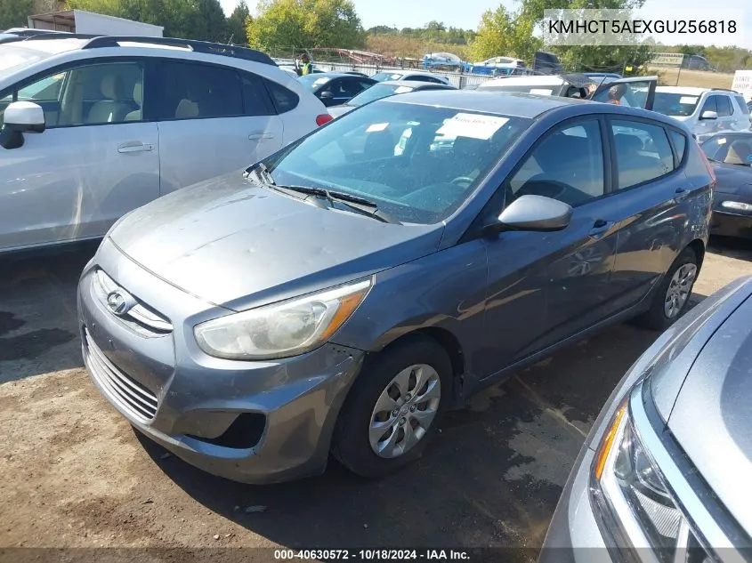 2016 Hyundai Accent Se VIN: KMHCT5AEXGU256818 Lot: 40630572