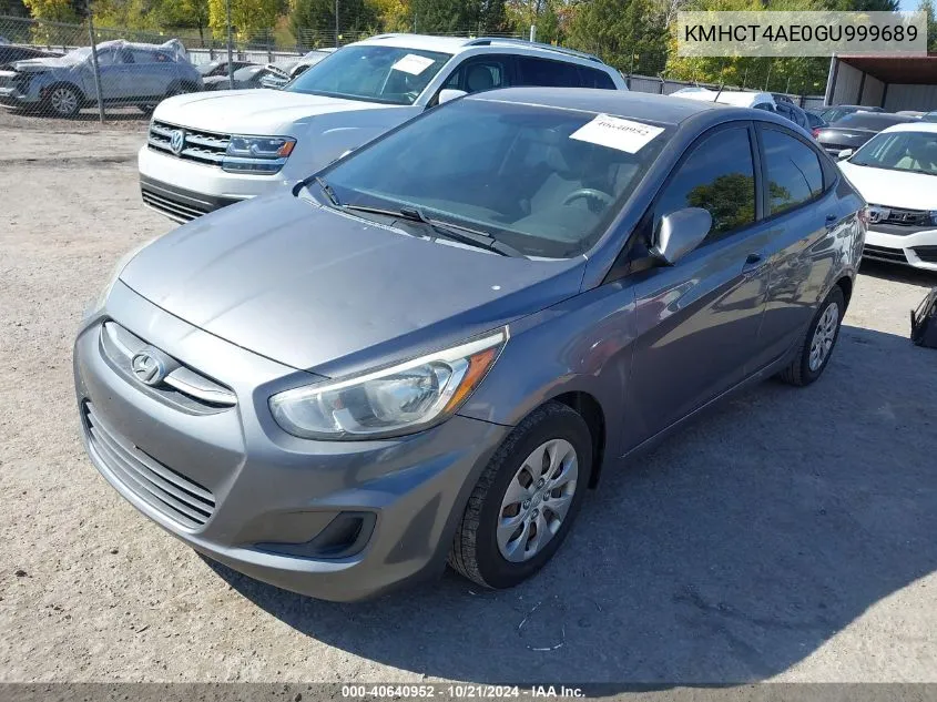 KMHCT4AE0GU999689 2016 Hyundai Accent Se