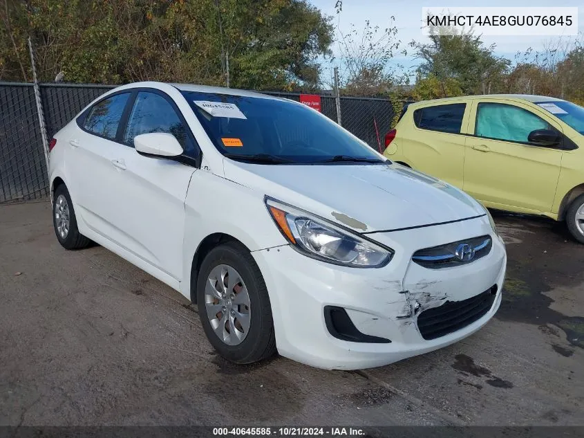 KMHCT4AE8GU076845 2016 Hyundai Accent Se