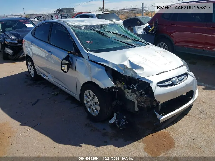 KMHCT4AE2GU165827 2016 Hyundai Accent Se