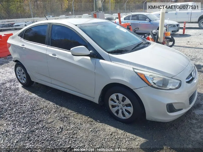 KMHCT4AE1GU077531 2016 Hyundai Accent Se