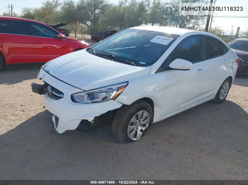 KMHCT4AE3GU118323 2016 Hyundai Accent Se