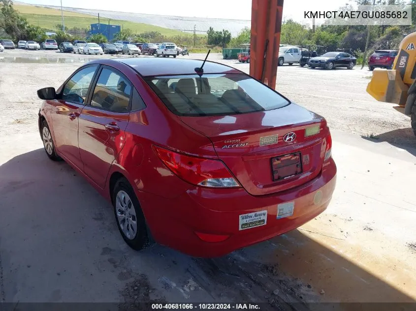 KMHCT4AE7GU085682 2016 Hyundai Accent Se