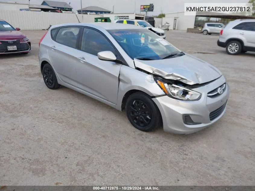 KMHCT5AE2GU237812 2016 Hyundai Accent Se