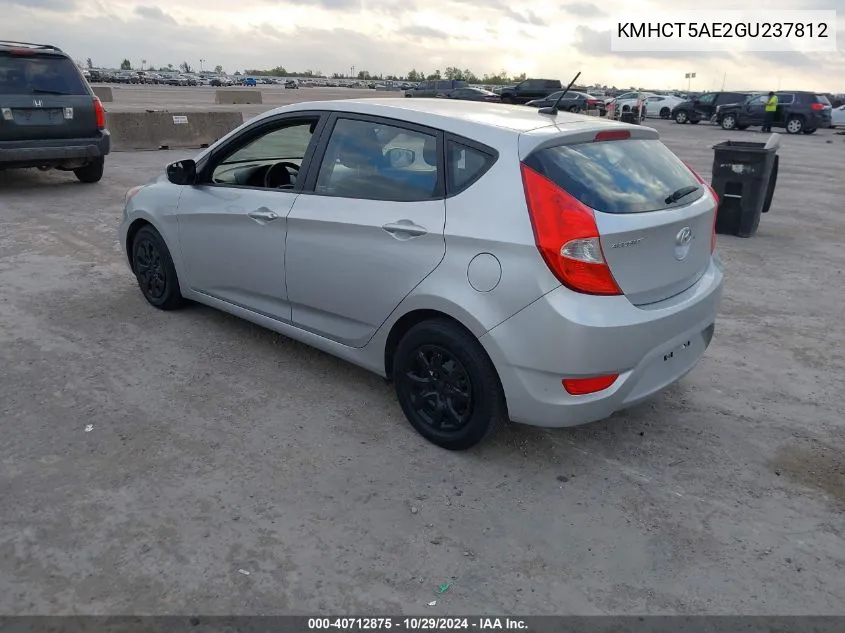 KMHCT5AE2GU237812 2016 Hyundai Accent Se