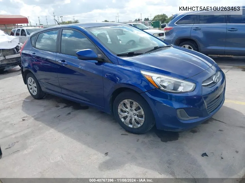 2016 Hyundai Accent Se VIN: KMHCT5AE1GU263463 Lot: 40767396