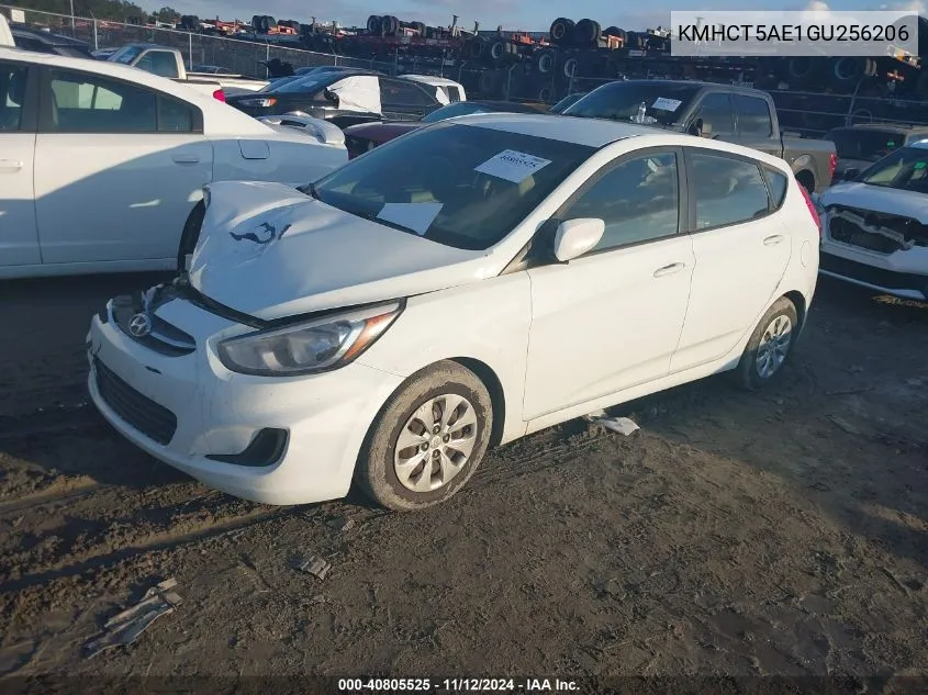 2016 Hyundai Accent Se VIN: KMHCT5AE1GU256206 Lot: 40805525