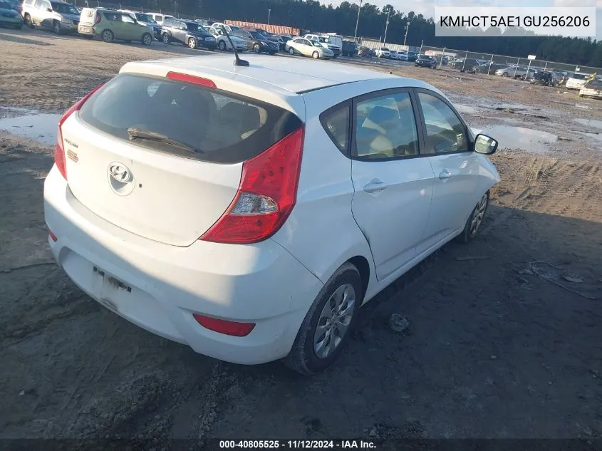 2016 Hyundai Accent Se VIN: KMHCT5AE1GU256206 Lot: 40805525