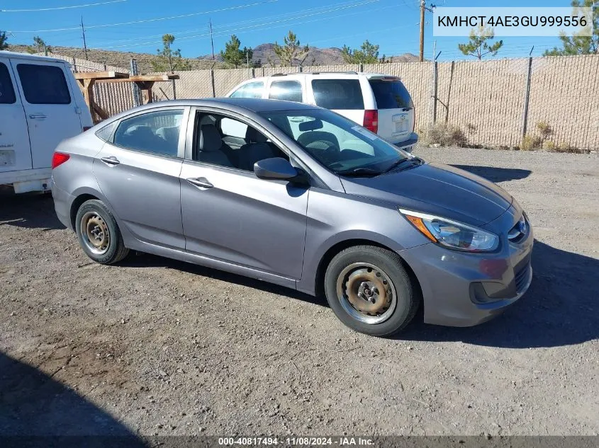 2016 Hyundai Accent Se VIN: KMHCT4AE3GU999556 Lot: 40817494