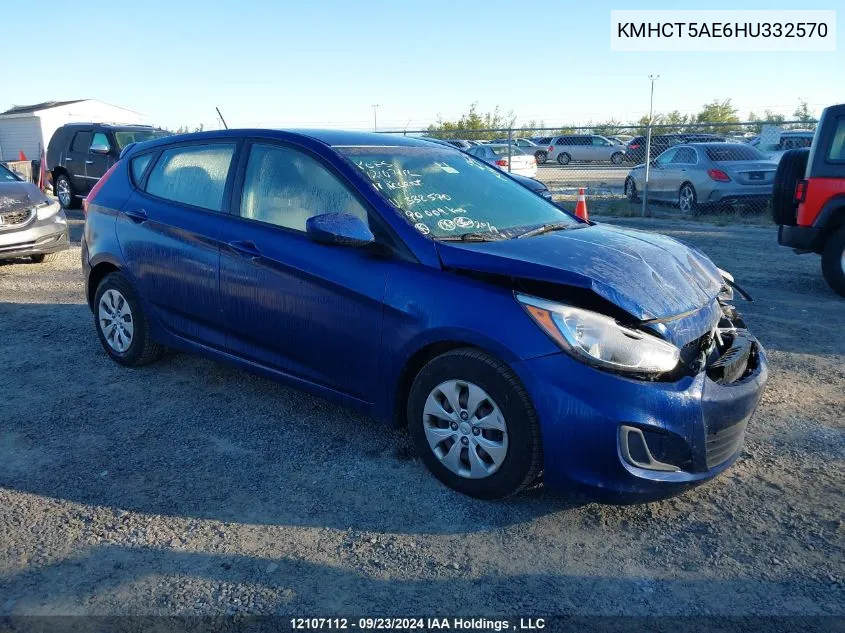 KMHCT5AE6HU332570 2017 Hyundai Accent Gl