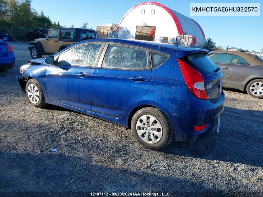 KMHCT5AE6HU332570 2017 Hyundai Accent Gl