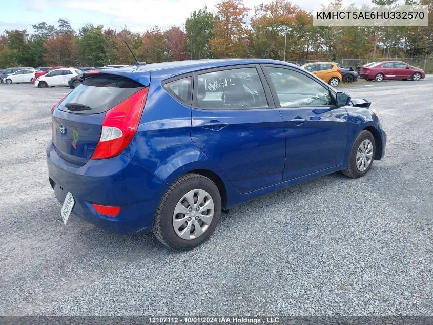 KMHCT5AE6HU332570 2017 Hyundai Accent Gl