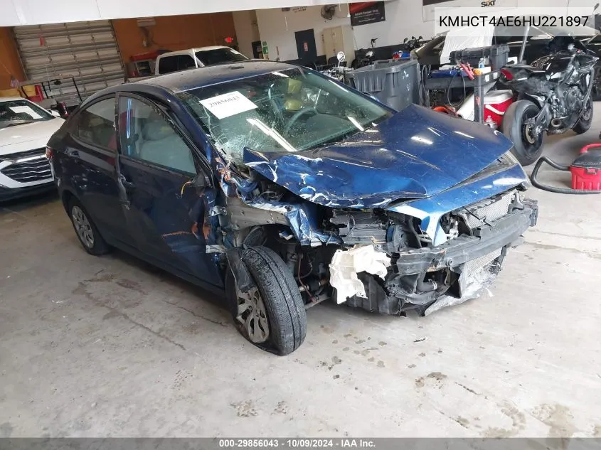 KMHCT4AE6HU221897 2017 Hyundai Accent Se