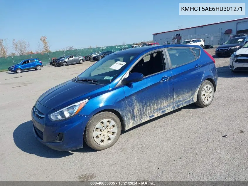 KMHCT5AE6HU301271 2017 Hyundai Accent Se