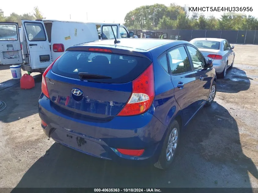 KMHCT5AE4HU336956 2017 Hyundai Accent Se