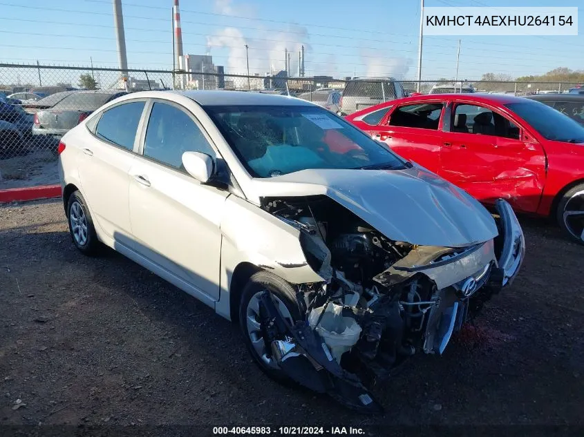 KMHCT4AEXHU264154 2017 Hyundai Accent Se