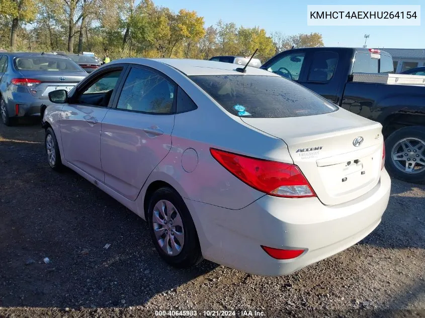 KMHCT4AEXHU264154 2017 Hyundai Accent Se