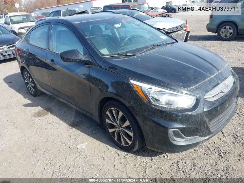 KMHCT4AEXHU379711 2017 Hyundai Accent Value Edition