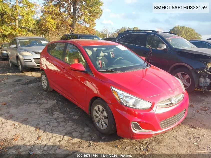 2017 Hyundai Accent Se VIN: KMHCT5AE1HU323159 Lot: 40784744