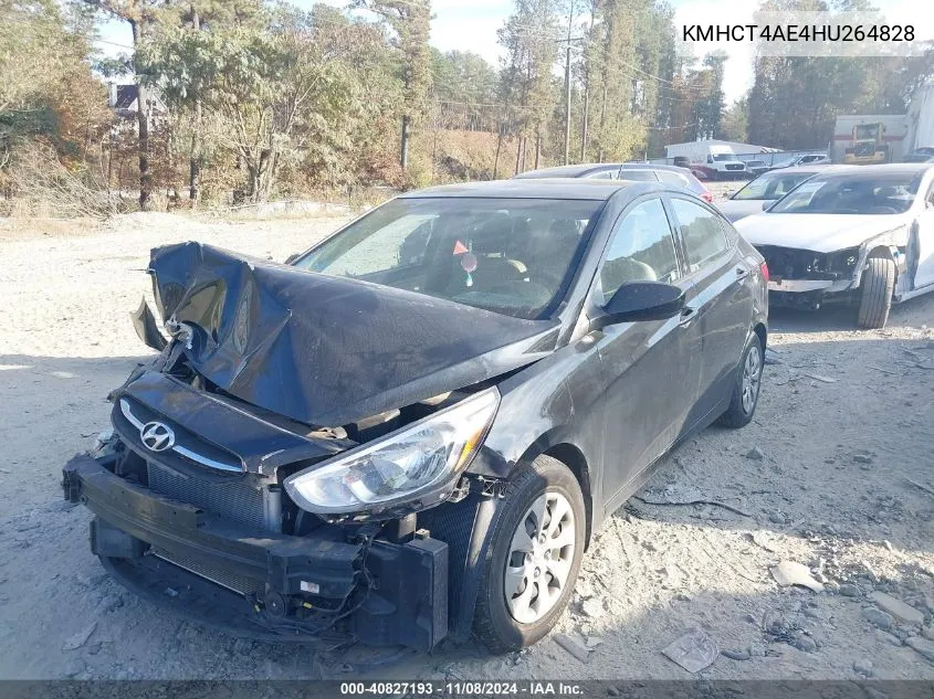 2017 Hyundai Accent Se VIN: KMHCT4AE4HU264828 Lot: 40827193