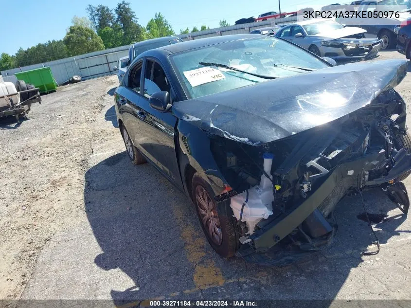 2019 Hyundai Accent Se VIN: 3KPC24A37KE050976 Lot: 39271184