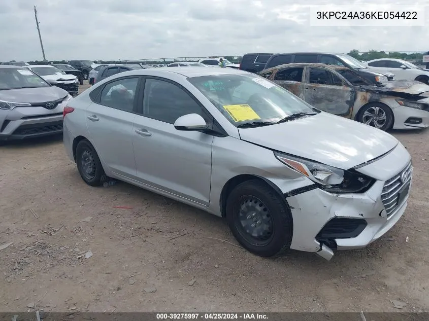 3KPC24A36KE054422 2019 Hyundai Accent Se