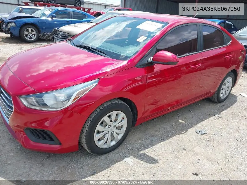 3KPC24A35KE067050 2019 Hyundai Accent Se